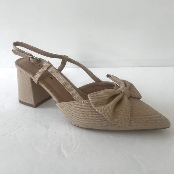 Journee Collection Tailynn Pump Slingback Block Heel Shoes Size 11 WD Wide NIB - Picture 7 of 12